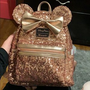 Rose Gold Disney Parks Backpack